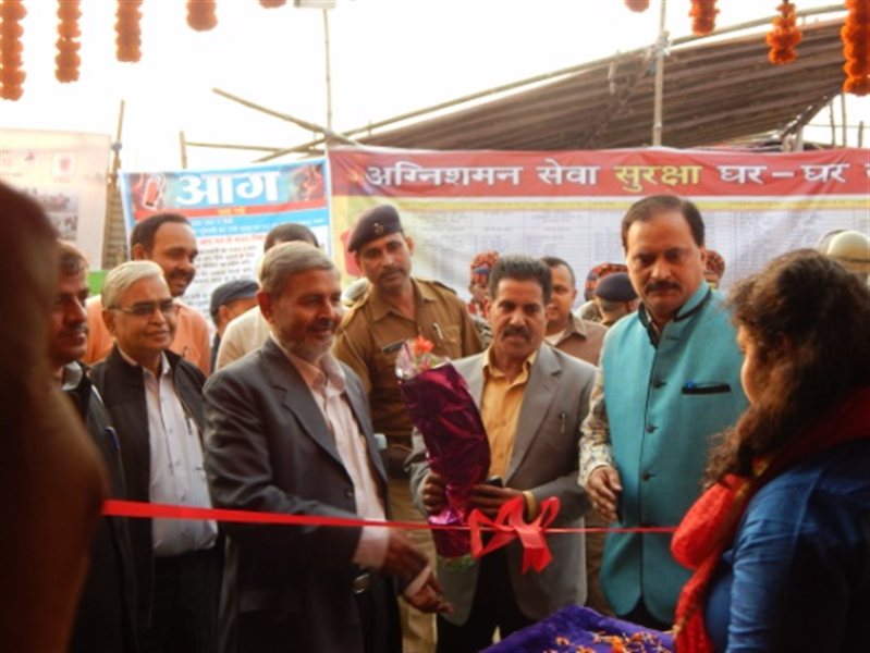 Pictures of Inaugural Ceremony: Bihar State Disaster Management Authority (BSDMA) Awareness Stall on DRR, at Harihar Kshetra Sonepur Mela- 2016 on 19 November.