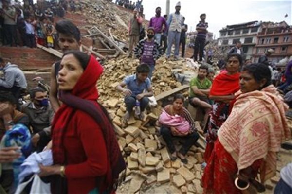 7.9 magnitude earthquake that rocked Nepal and India